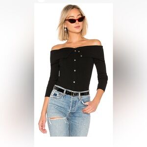 Off-Shoulder Black Sweater